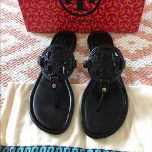 Tory Burch Black Miller Sandals